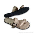 Women's Flip-flops with Loop Strap and Anti skid Outsole, Various Colors are Available